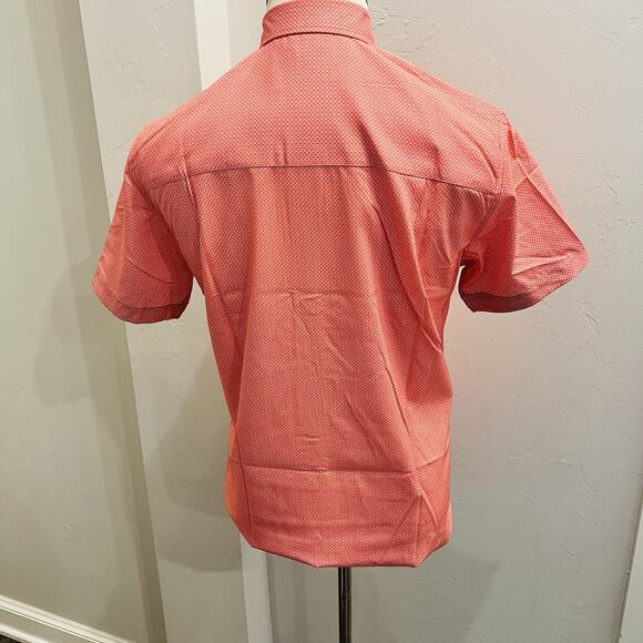 Nick Graham Everywhere Shirt Men’s S Orange Blue Stretch Modern Fit NWOT - Picture 4 of 6